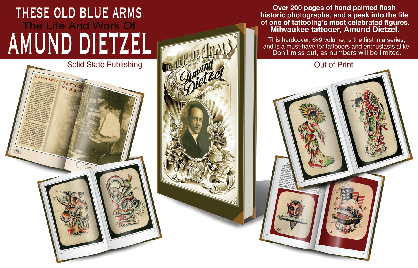THESE OLD BLUE ARMS; The Life And Work Of Amund Dietzel, Volume ONE OOP